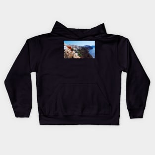 Oia Santorini Greece Kids Hoodie